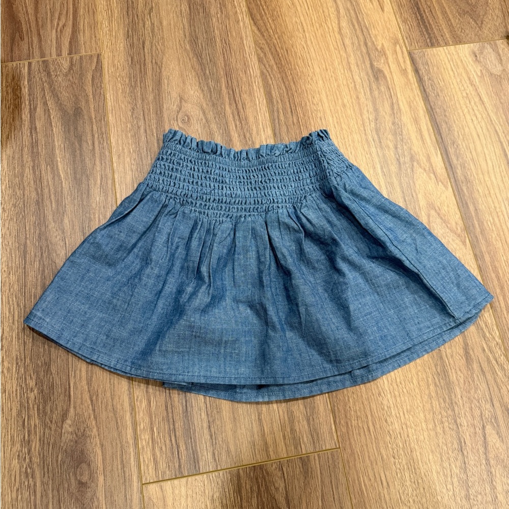 Crewcuts Denim Linen Skirt NEW